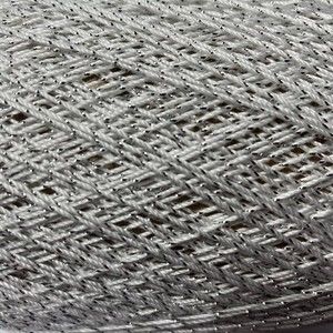 10 Aunt Lydia Metallic Crochet Thread White Silver